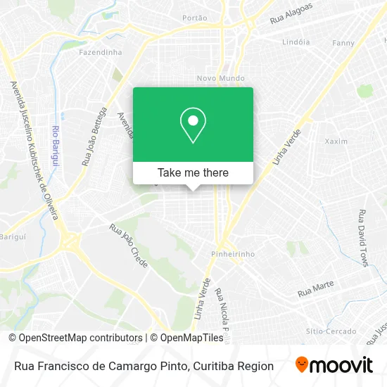 Rua Francisco de Camargo Pinto map