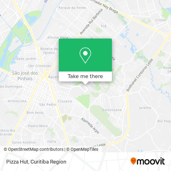 Pizza Hut map