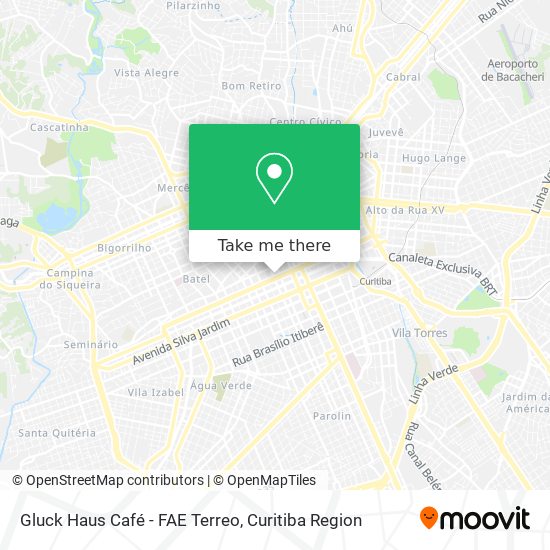 Gluck Haus Café - FAE Terreo map