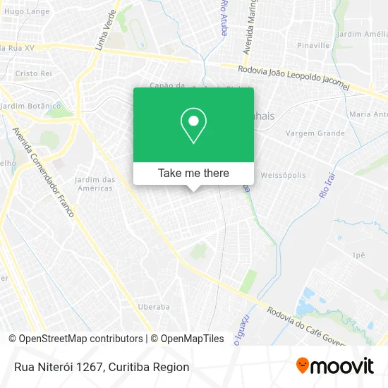 Rua Niterói 1267 map