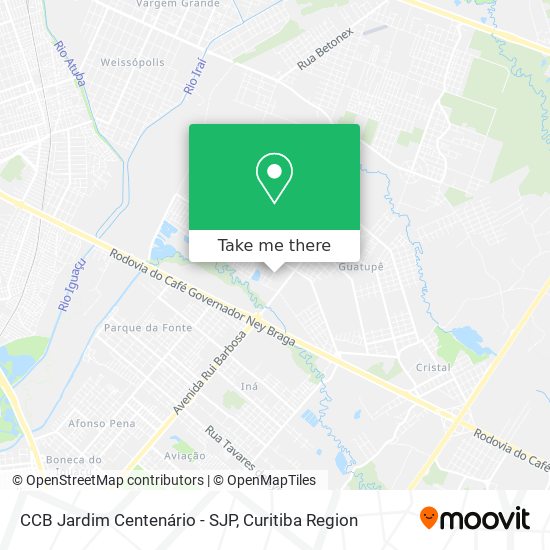 CCB Jardim Centenário - SJP map