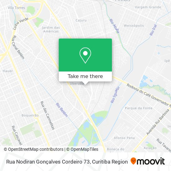 Rua Nodiran Gonçalves Cordeiro 73 map