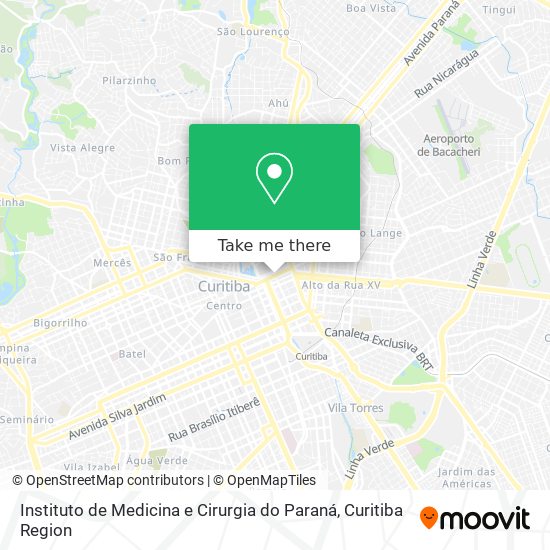 Instituto de Medicina e Cirurgia do Paraná map