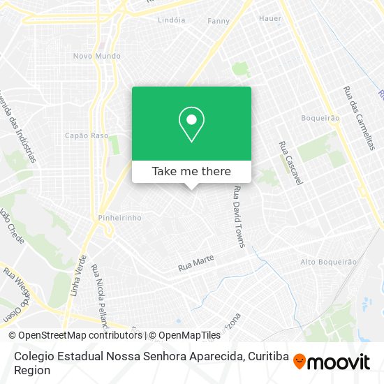 Mapa Colegio Estadual Nossa Senhora Aparecida