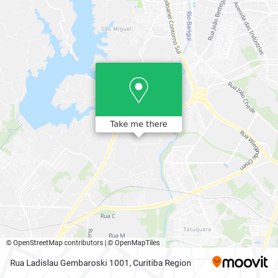Rua Ladislau Gembaroski 1001 map