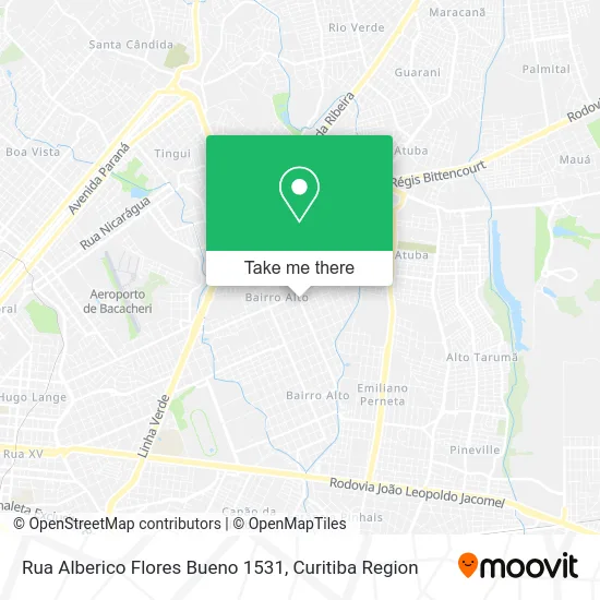 Rua Alberico Flores Bueno 1531 map