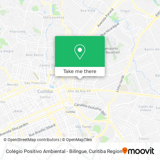 Colégio Positivo Ambiental - Bilíngue map