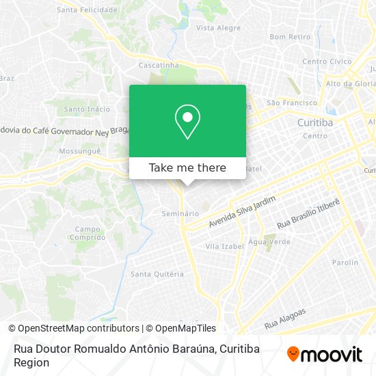 Rua Doutor Romualdo Antônio Baraúna map