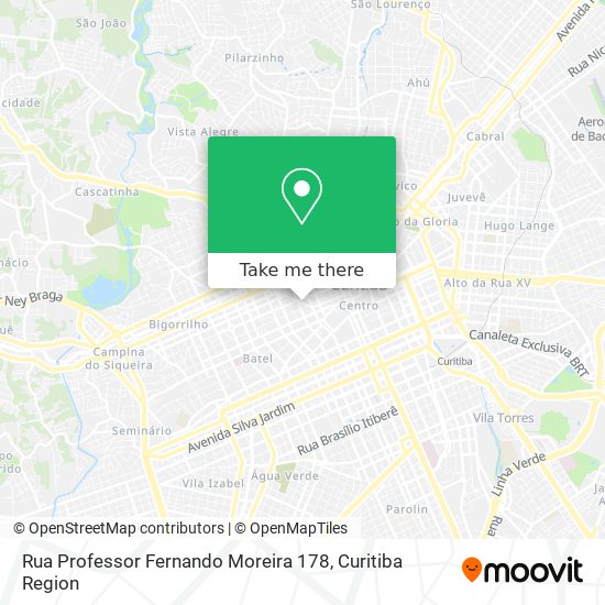 Mapa Rua Professor Fernando Moreira 178