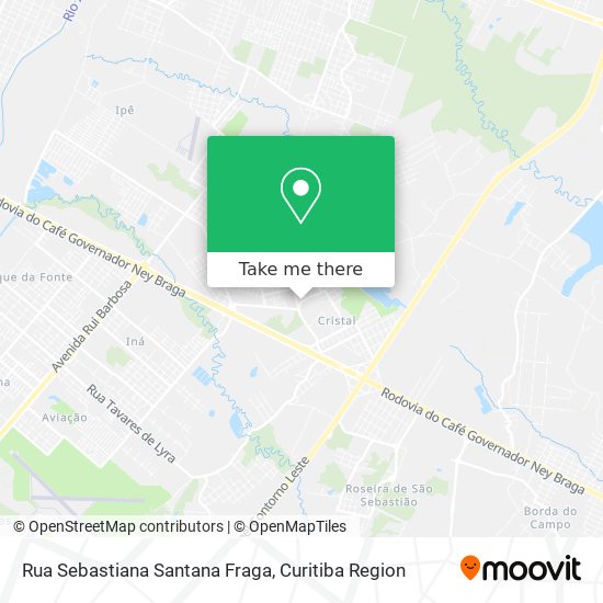 Rua Sebastiana Santana Fraga map