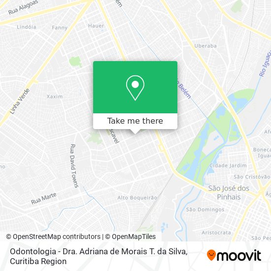 Odontologia - Dra. Adriana de Morais T. da Silva map
