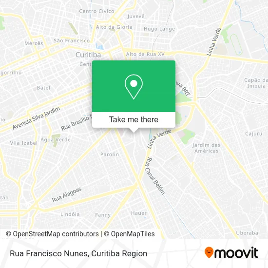 Rua Francisco Nunes map