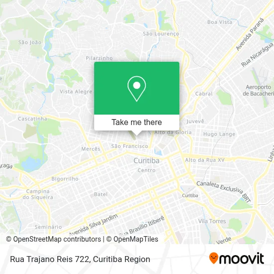 Rua Trajano Reis 722 map