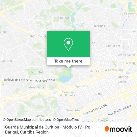 Guarda Municipal de Curitiba - Módulo IV - Pq. Barigui map