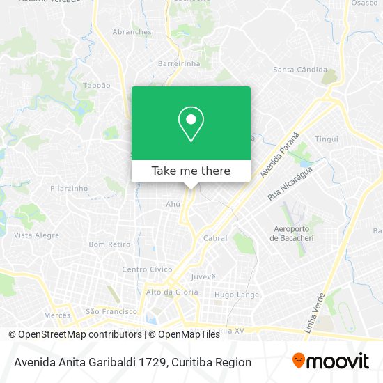 Avenida Anita Garibaldi 1729 map