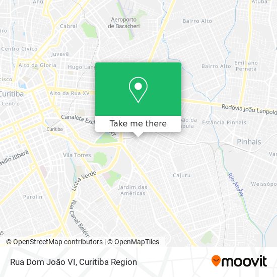 Rua Dom João VI map