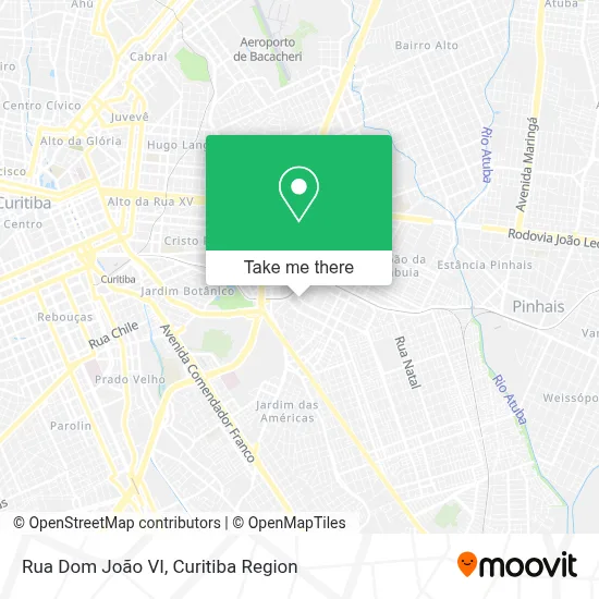 Rua Dom João VI map