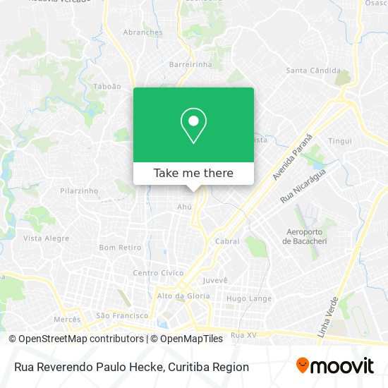 Mapa Rua Reverendo Paulo Hecke