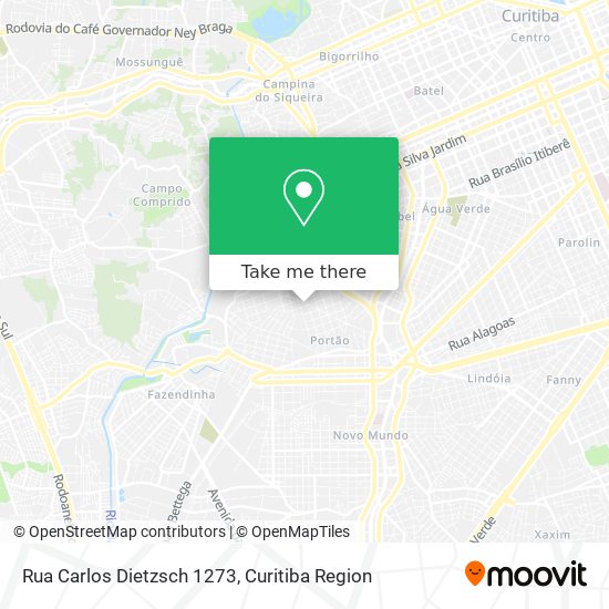 Rua Carlos Dietzsch 1273 map
