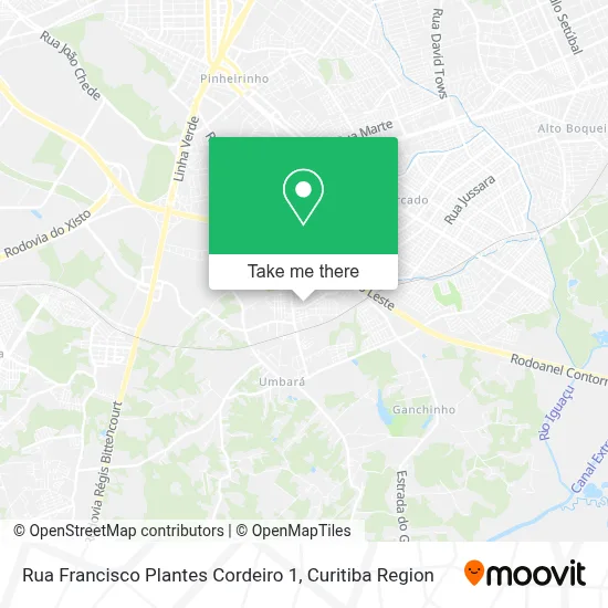 Rua Francisco Plantes Cordeiro 1 map