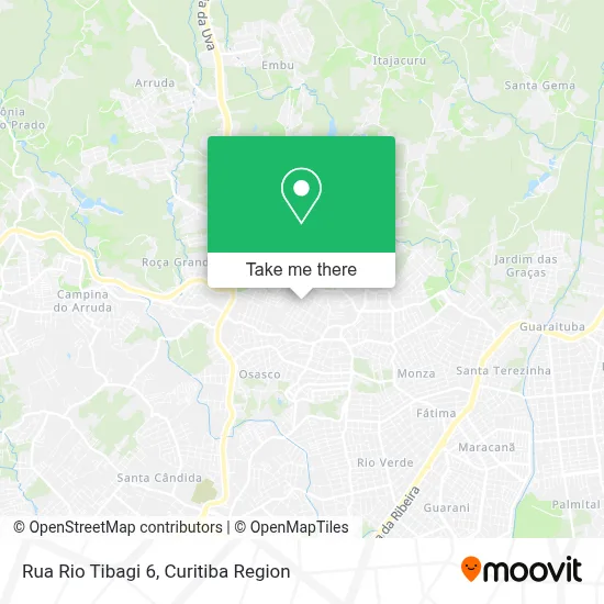 Rua Rio Tibagi 6 map