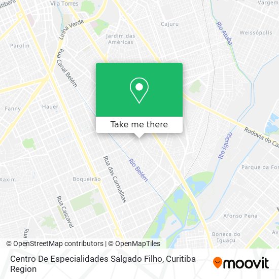 Centro De Especialidades Salgado Filho map