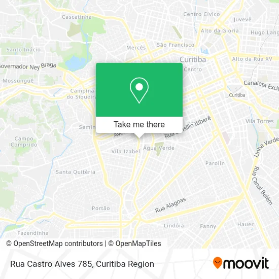 Rua Castro Alves 785 map