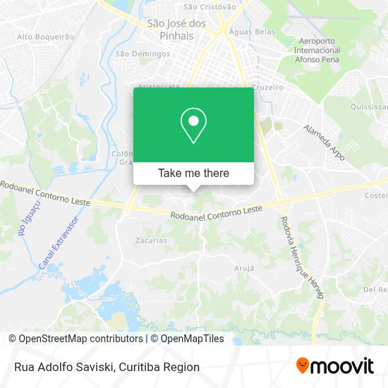Rua Adolfo Saviski map