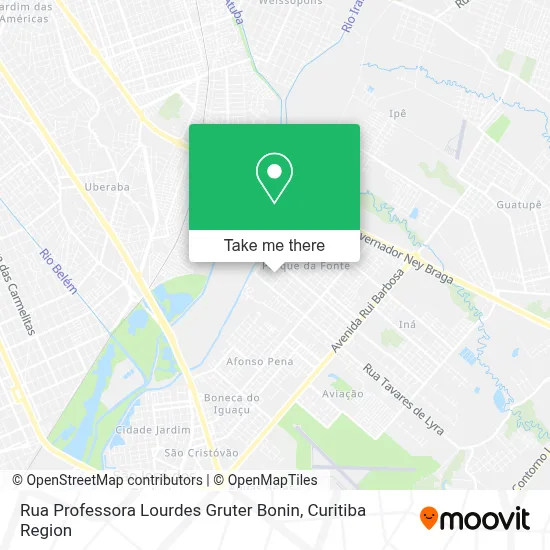 Rua Professora Lourdes Gruter Bonin map