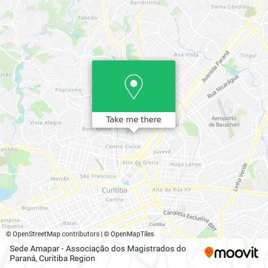 Mapa Sede Amapar - Associação dos Magistrados do Paraná