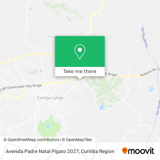 Avenida Padre Natal Pigato 2027 map