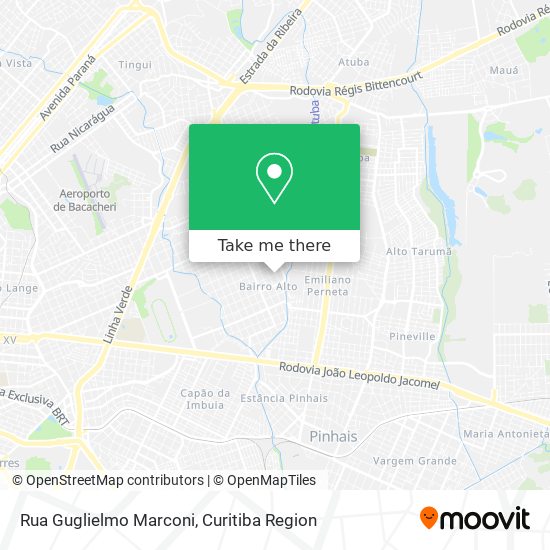 Mapa Rua Guglielmo Marconi