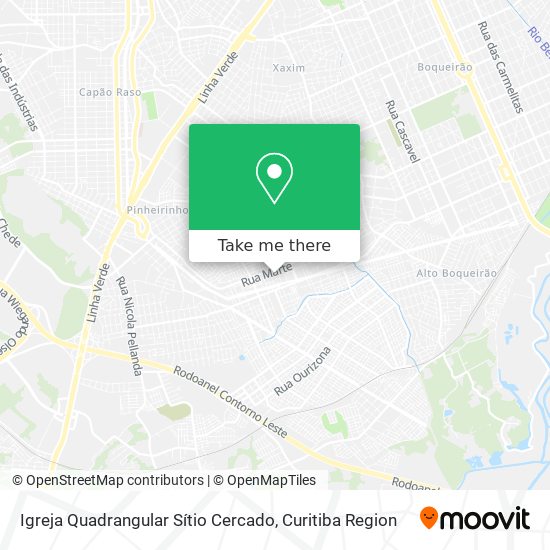 Igreja Quadrangular Sítio Cercado map