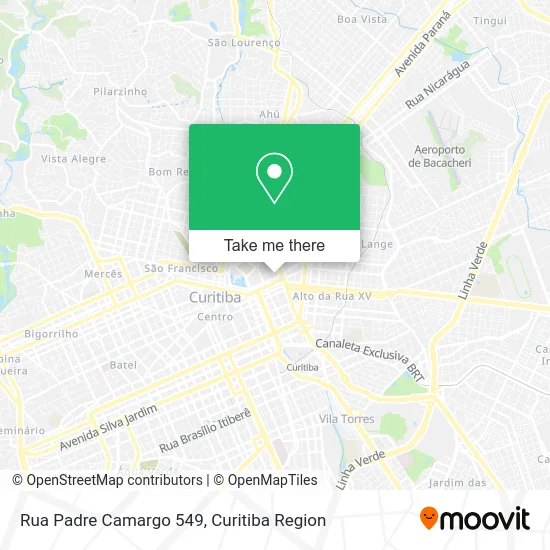 Rua Padre Camargo 549 map