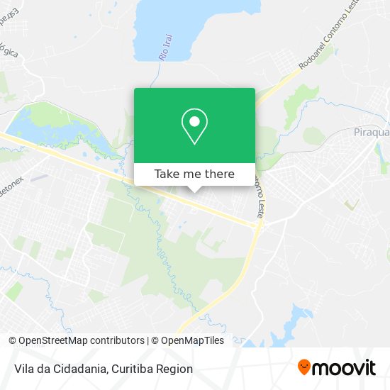 Mapa Vila da Cidadania