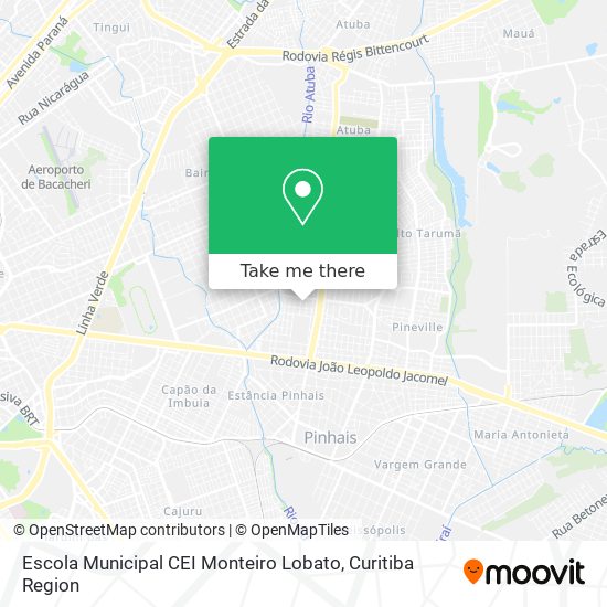 Escola Municipal CEI Monteiro Lobato map