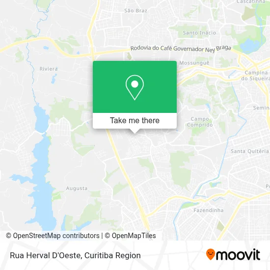 Rua Herval D'Oeste map