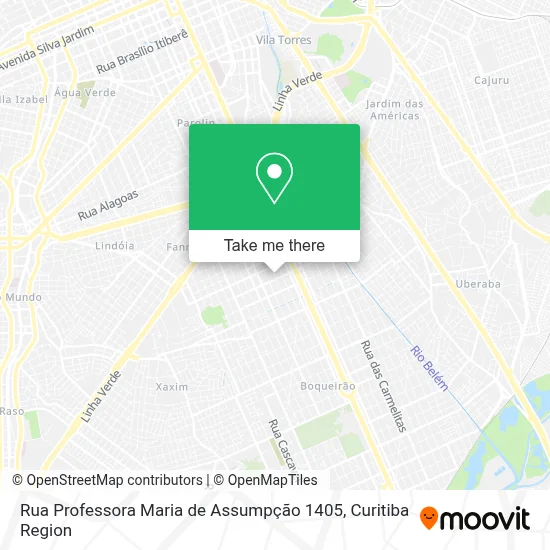 Rua Professora Maria de Assumpção 1405 map