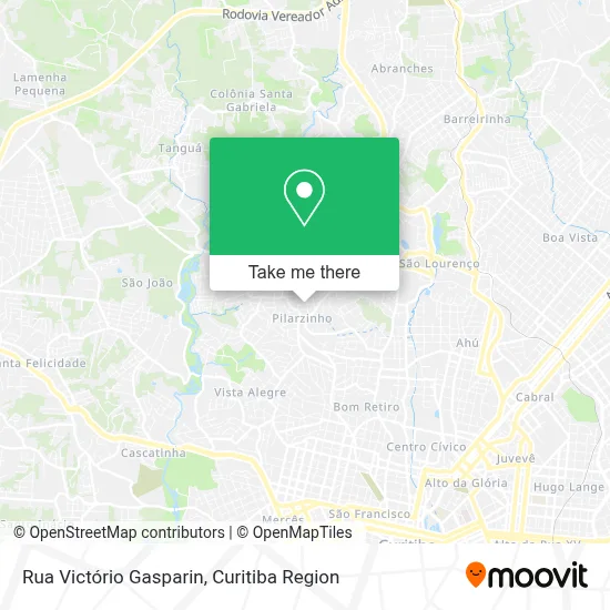 Rua Victório Gasparin map