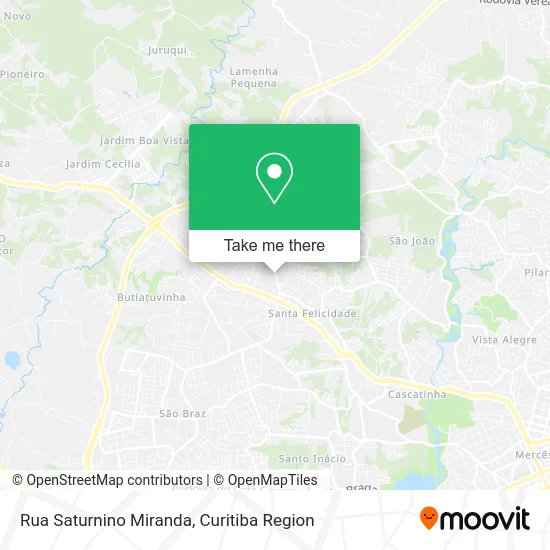 Rua Saturnino Miranda map