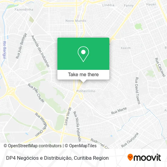 DP4 Negócios e Distribuição map