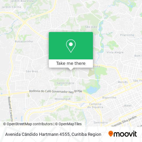 Avenida Cândido Hartmann 4555 map