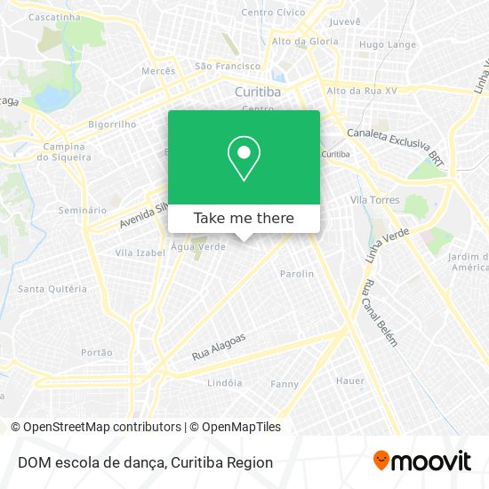 DOM escola de dança map