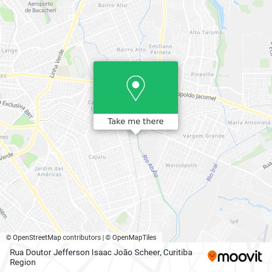 Rua Doutor Jefferson Isaac João Scheer map