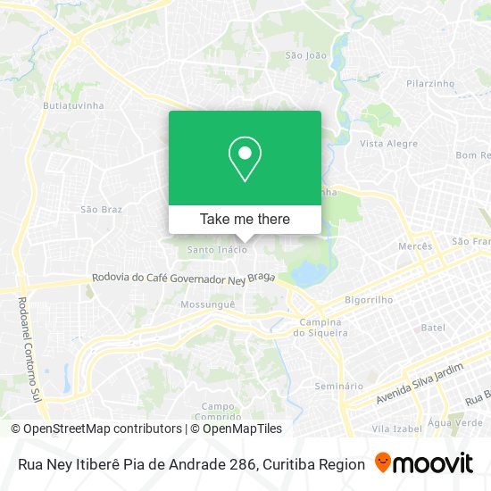 Rua Ney Itiberê Pia de Andrade 286 map