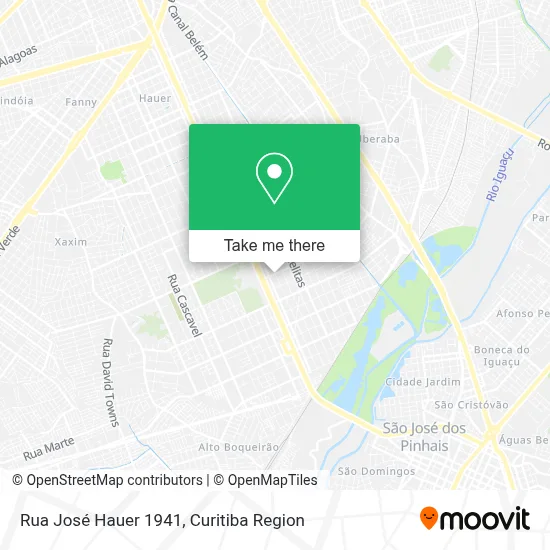 Rua José Hauer 1941 map