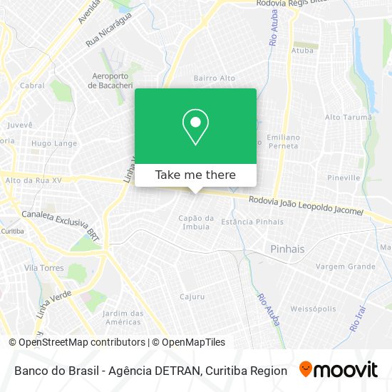 Banco do Brasil - Agência DETRAN map