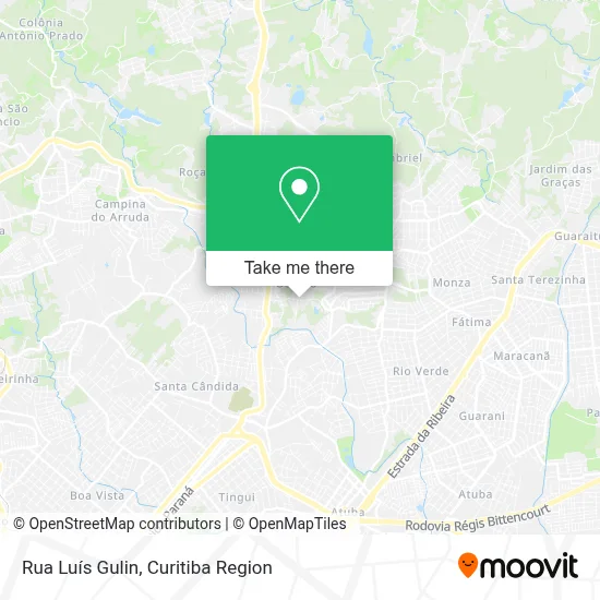 Rua Luís Gulin map