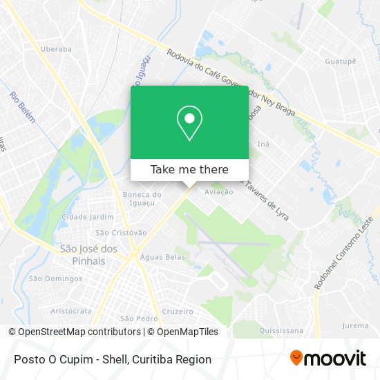 Posto O Cupim - Shell map