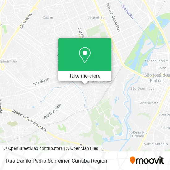 Rua Danilo Pedro Schreiner map